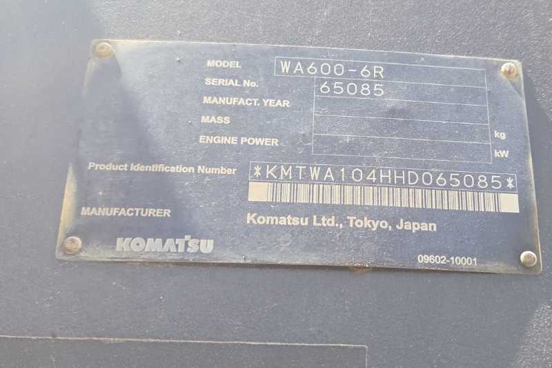 OmecoHub - Immagine KOMATSU WA600-6R